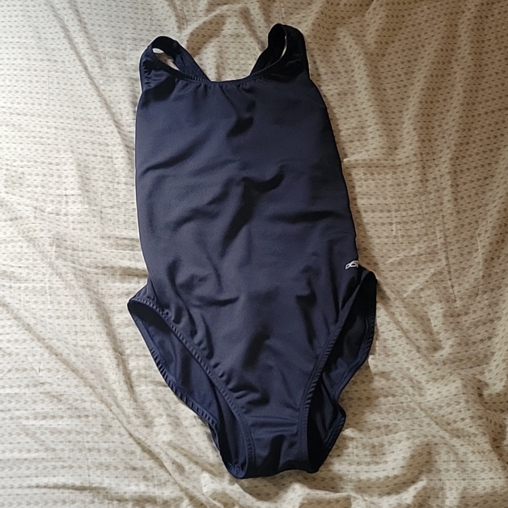 Navy blue comp suit